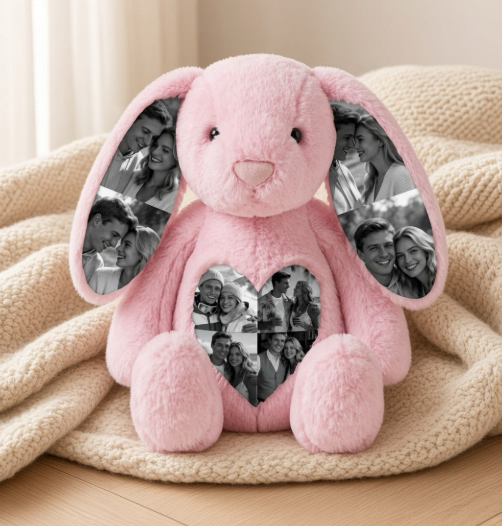 BunBun – personalizuotas triušiukas su jūsų nuotraukomis