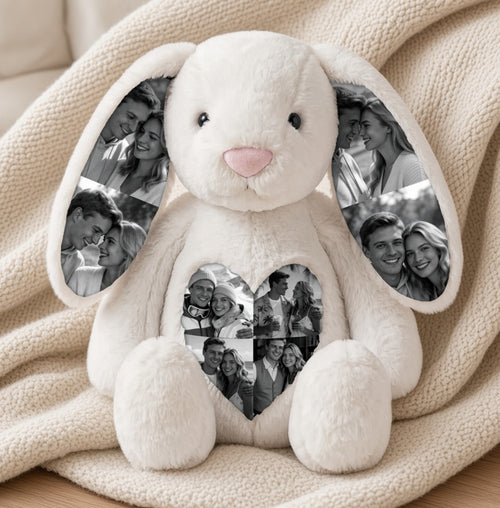 BunBun – personalizuotas triušiukas su jūsų nuotraukomis